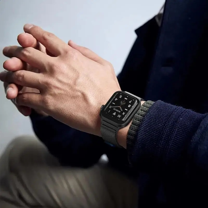Milanese Band For Apple Watch Ultra 2 49mm 45mm mm 44mm 40 42 41mm 38mm Bracelet For Series 10 9 3 4 6 5 SE 7 8 Strap 250425