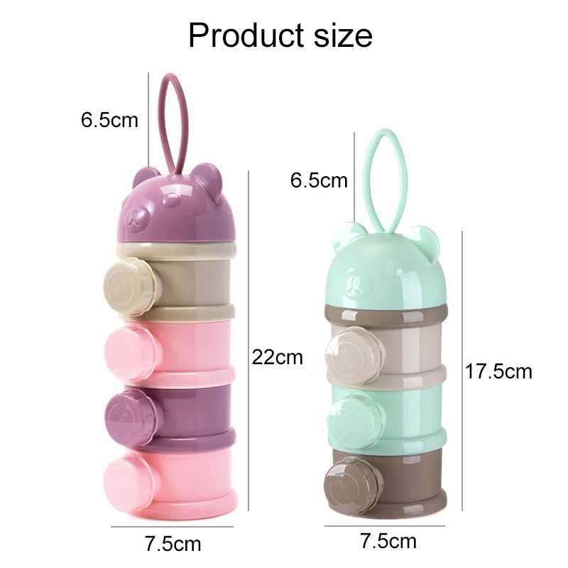 3/4 Layer Portable Milk Powder Bottle Sealed Storage Snack Packaging Tank Suitable for Travel Outdoor Activities Removable TMZ Y251126