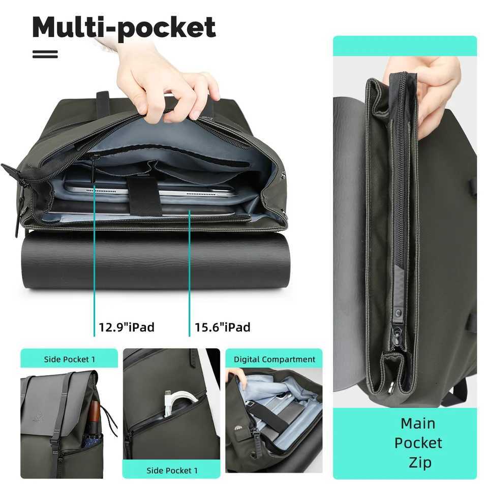 Heroic Knight 156 Casual Laptop Backpack Men Waterproof Large Capacity Travel Backpack Fashion Male Business Commuter Bag Pack K251126