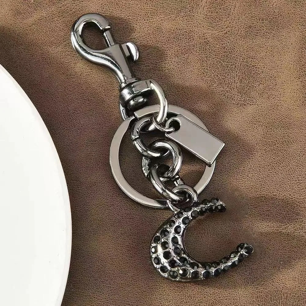 bag Letter Co ch Keychain alloy luxury Keychains Metal Holder Car Keyrings Key Chain Fashion Accessories cherry purse charm