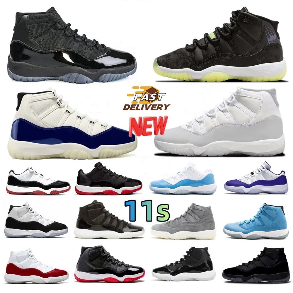 11 Baketball 11s Deigner Shoe Inner Beat Rare Gamma Cap and Gown Grand Finale Univerity Blue low Bred Cool Grey Cherry Kids and big kid outdoor Boys Girls 9C 4Y 5.5Y 6Y 7Y