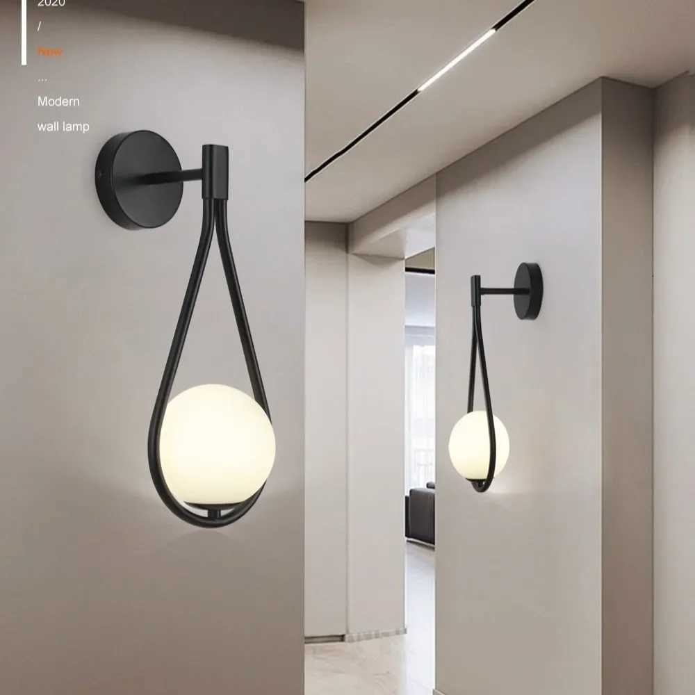 Minimalist Nordic Modern LED Wall Light Restaurant Hotel Corridor Light Bedroom Bedlight M251126