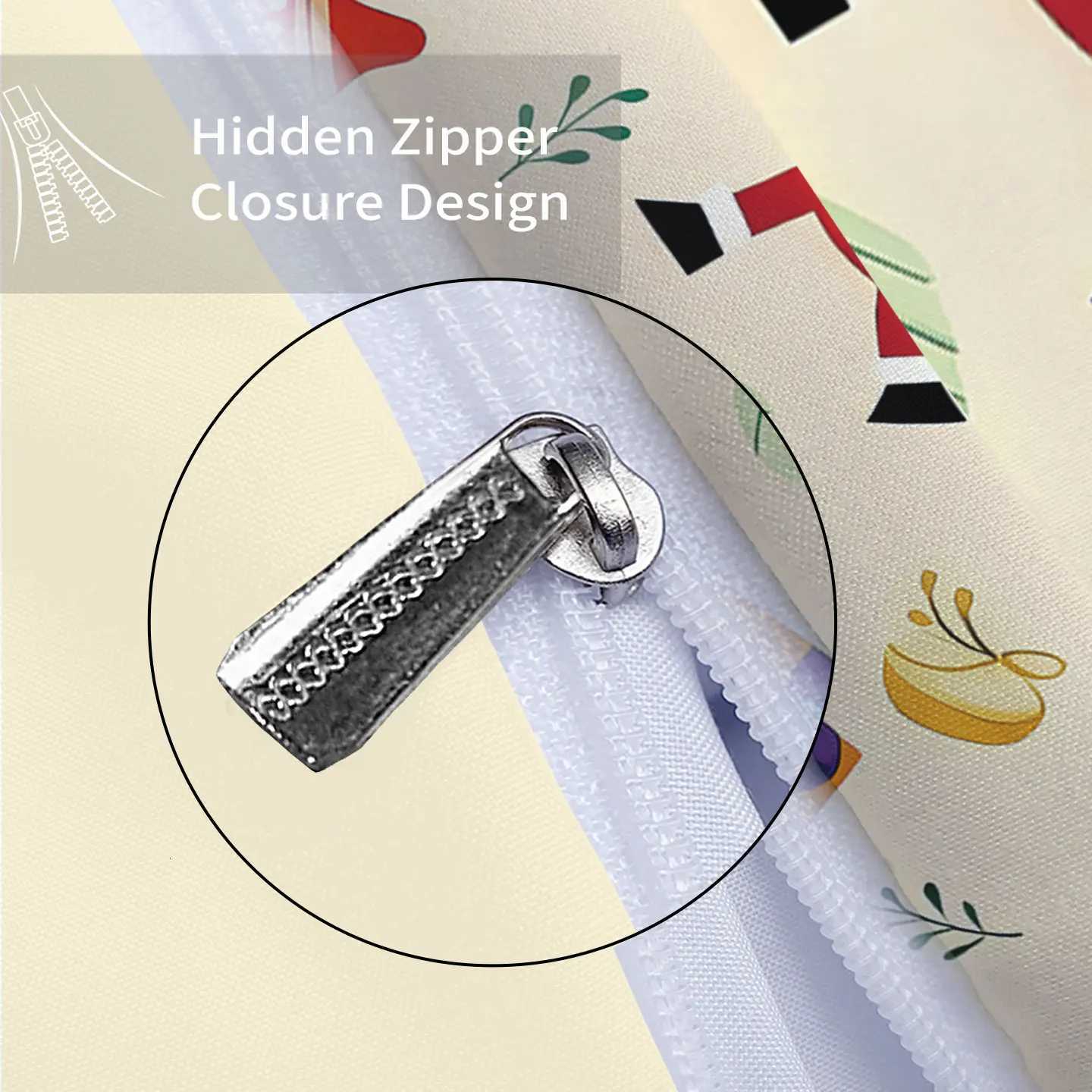 Christmas 3 Pcs Green Christmas Print Coreless Set Soft and Comfortable Including 1 Duvet Cover and 2 Complete Sets for Gift Y251126