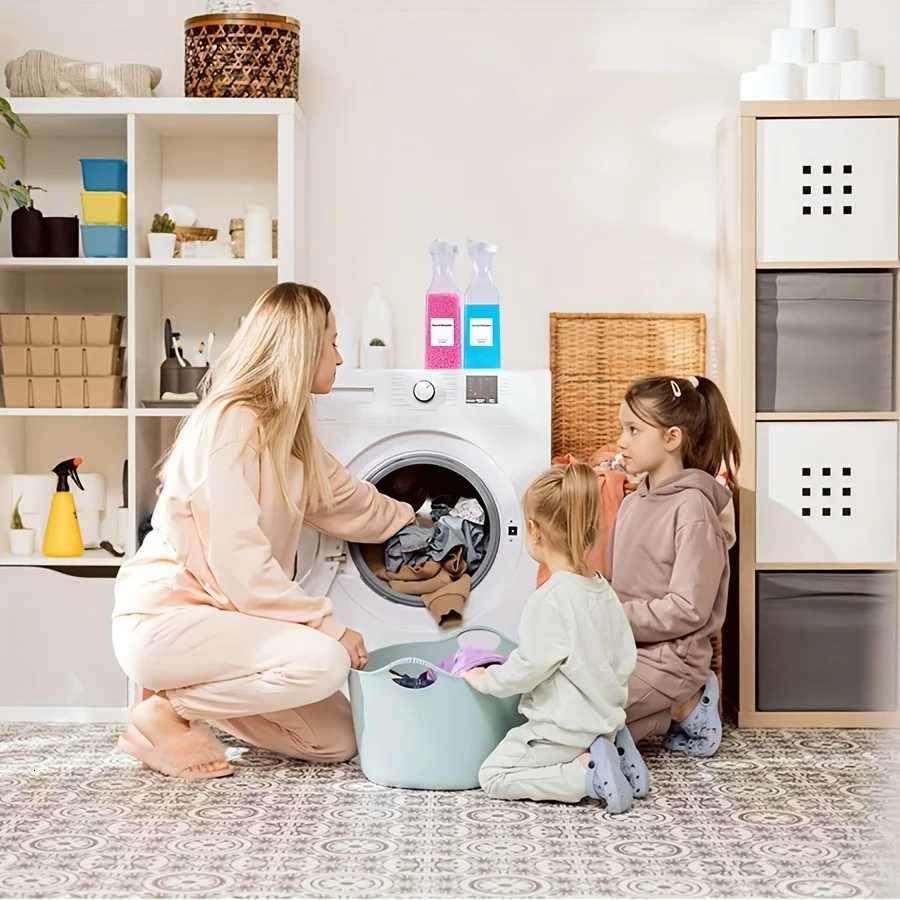 2/ 3 Pack 54 OZ Liquid Laundry Detergent Dispenser Plastic Laundry Detergent Container for Organizing Fabric Softener Y251126