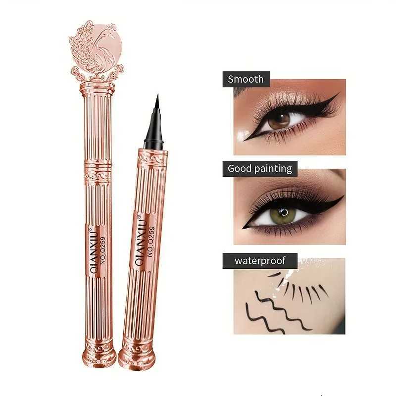 Rose Gold Liquid Eyeliner - High-quality Waterproof Quick-drying Long-lasting Natural Black EyelinerT251126