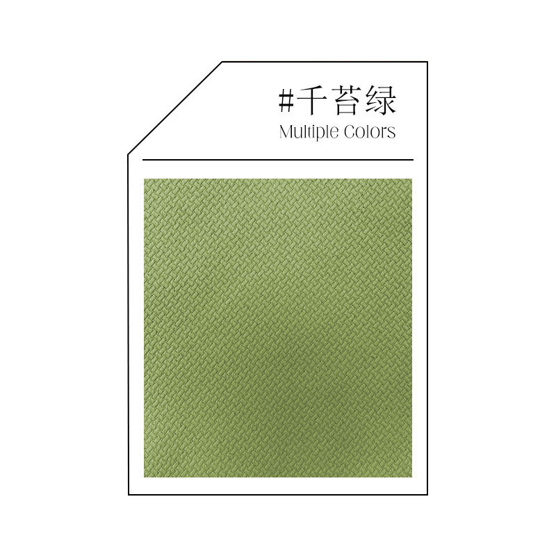 T0429 milk tea color simple cotton and linen high blackout curtains home decoration hotel project bedroom double-sided jacquard mira cotton curtain