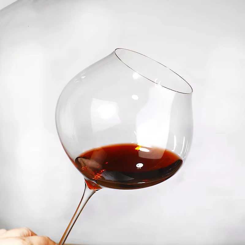 850/770ML Hand Blown Crystal Ultra Thin Champagne Burgundy Wine Glass Home High Value Glass Red Wine Glass C251126