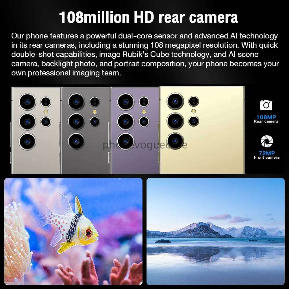 S24 Ultra Dual SIM 5G Phone 12Gb+512Gb 1Tb 7.3Hd+ Large Display 13Mp+50Mp Camera Android 13