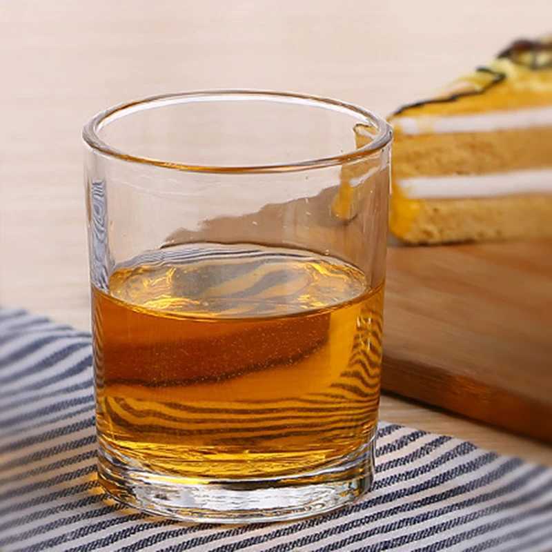 180ml/230ml Coffee Cups Wine Glasses Wedding Water Bottle Light Drinkware Transparent Teaware Fashioned Rocks Glasses Tumblers C251126