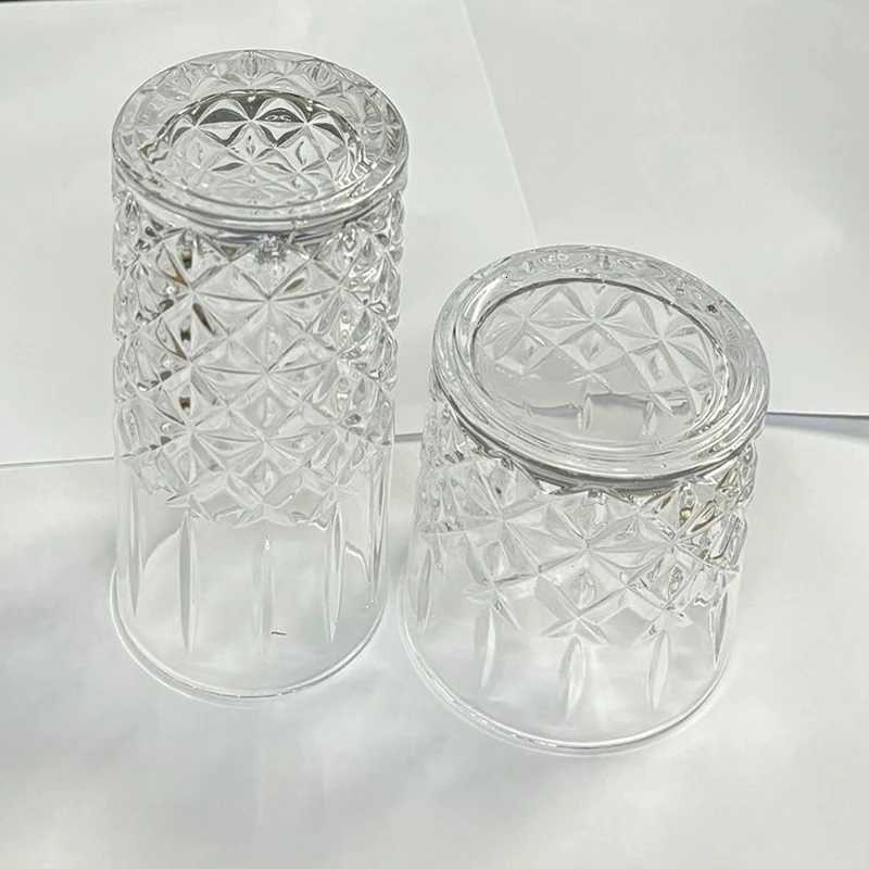 310ml/320ml Glass Diamond Coffee Cups Termos Household Water Bottle Wine Glasses Luxury Beverage Cup Juice Cup Wholesale Cups C251126