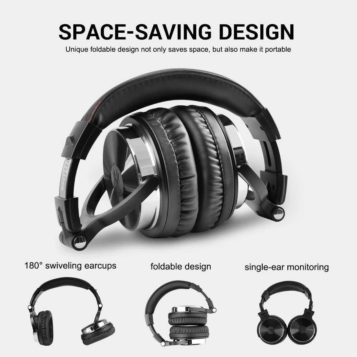 Oneodio Pro 10 Over Ear Headphones Hifi Studio DJ Headphone Wired Monitor Music Headset Earphone With Mic For Phone Computer PCM251126