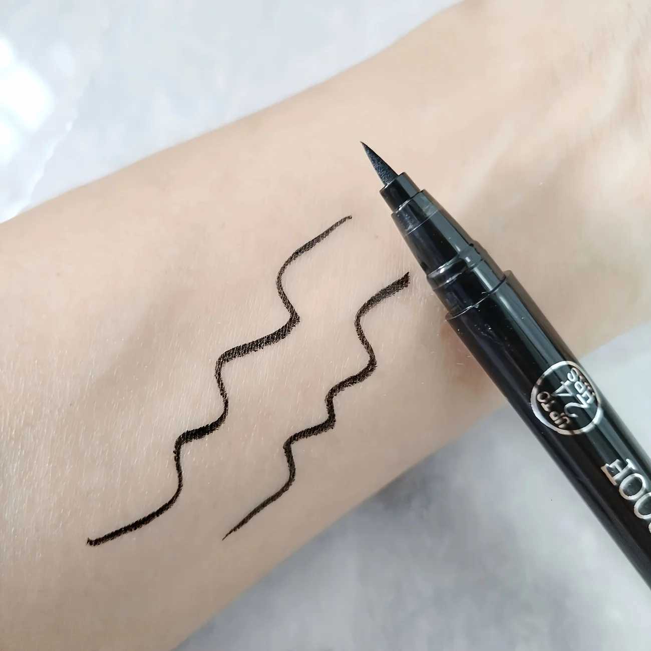 3pcs Black Waterproof Sweat-Resistant Smudge-Proof Eyeliner - Ultra Slim Long-Wear Liquid Eyeliner PenT251126
