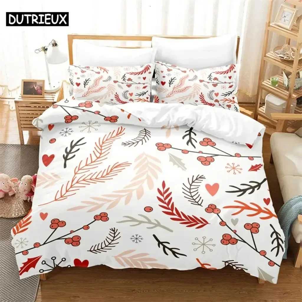 Christmas Christmas Snowman Tree Bedding Set Duvet Cover Set 3d Bedding Digital Printing Bed Linen Queen Size Bedding Set Fashion Design Y251126