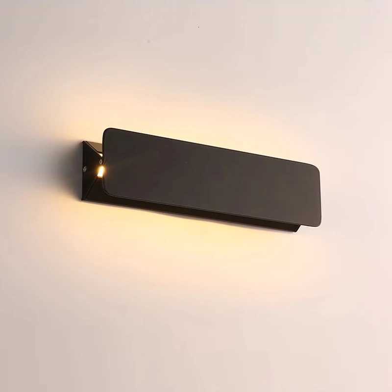 Indoor LED Wall Lamp Adjustable Angle Aluminum Alloy Wall Light Home Living Room Bedroom Vanity Mirror Bedside Lights M251126