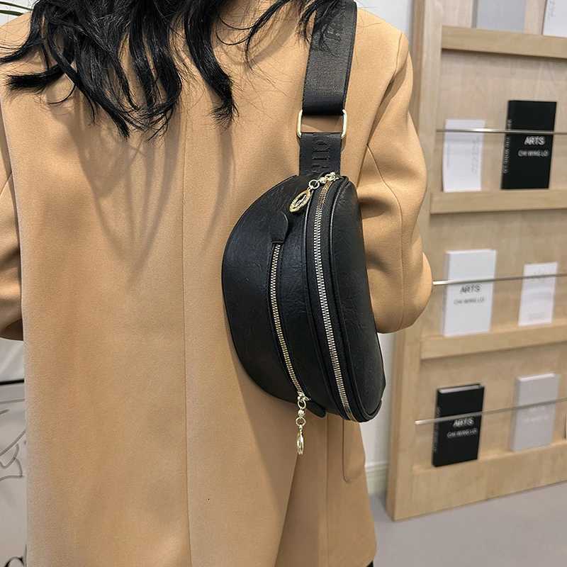 Casual Waist Bag Fashion Lady Fanny Pack and Phone Packs Soft Leather Belt Bags Woman Travel Shoulder Crossbody Chest Bag PurseT251126