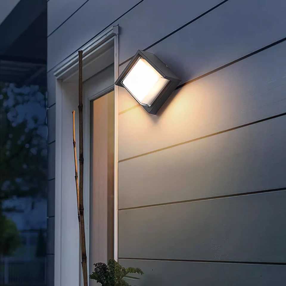 Waterproof Wall Lamp LED Bedroom Living Room Lamp Home Outdoor Lighting Circular Moon Lamp Wall Decoration Creativity 90-265V M251126