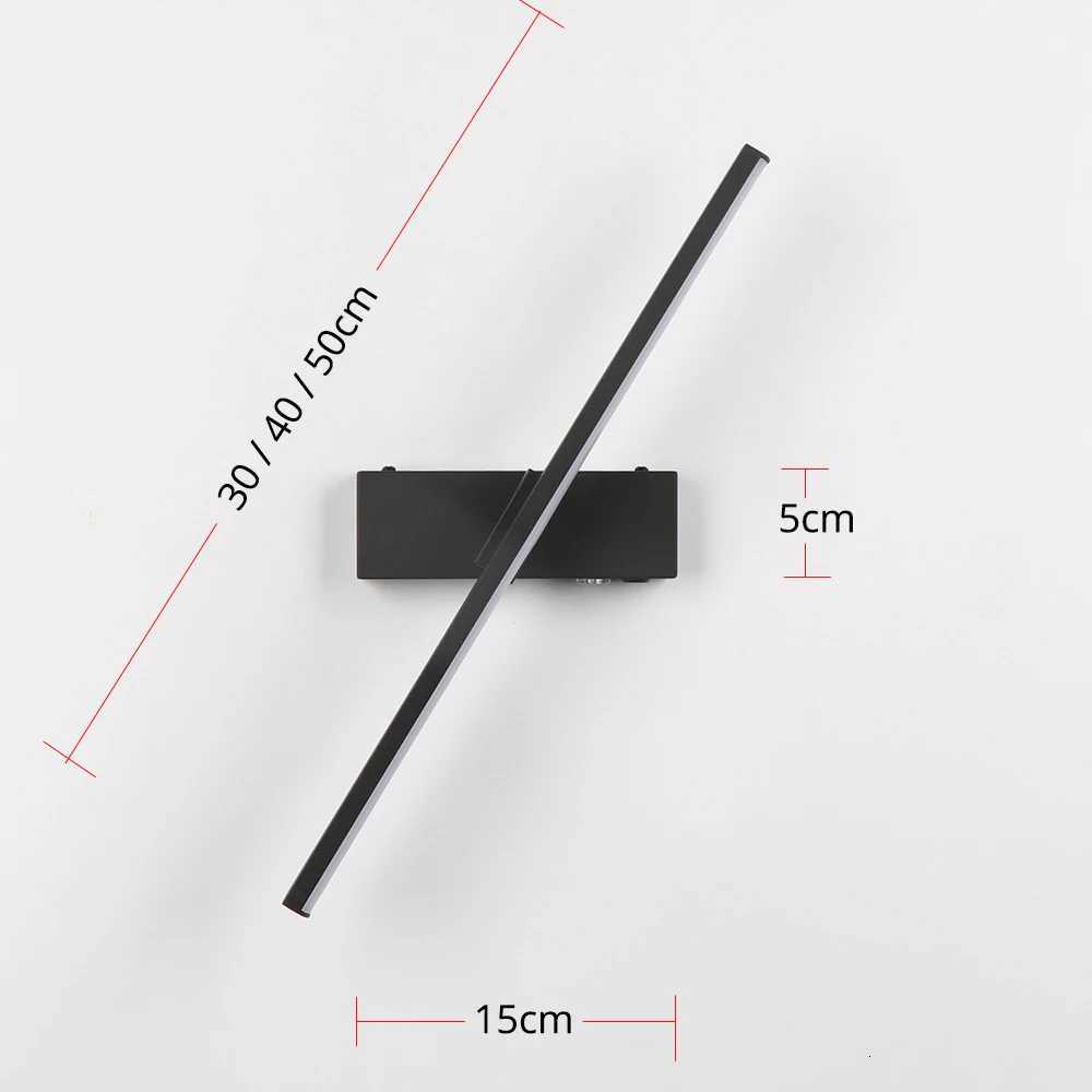 Rechargeable Battery LED Wall Light With Touch Switch Dimming Bedroom Bedside Wall Lamp Aluminum Iron Type-C DC5V Night Light M251126