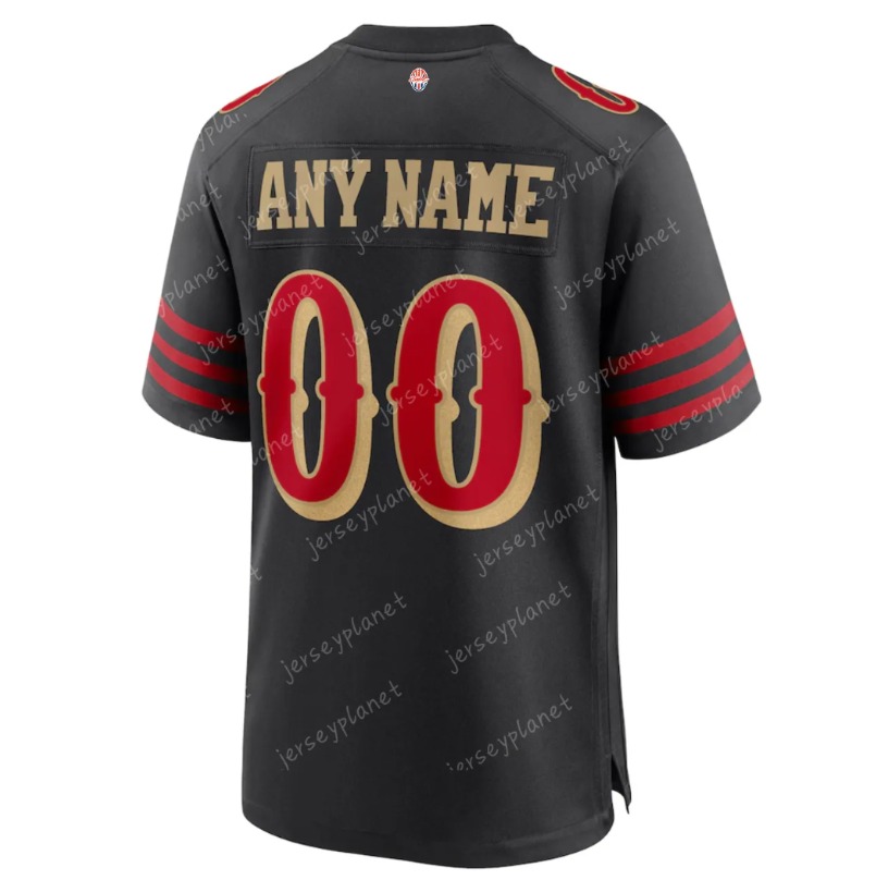 custom Purdy Christian McCaffrey Deommodore Lenoir George Kittle Nick Bosa Fred Warner Mykel Williams Kyle Juszczyk Trent Williams Jauan Jennings Football Jersey