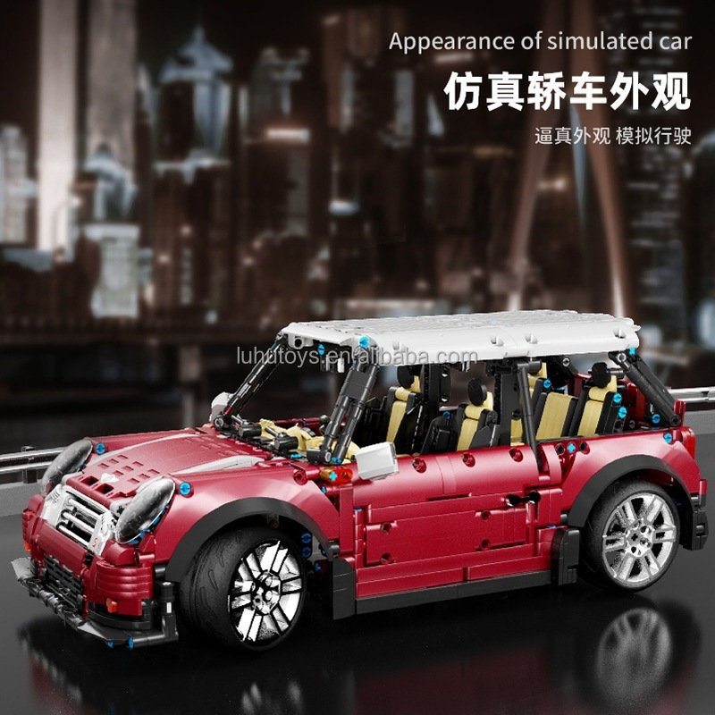 Luhu TGL T5025 technology mini sedan static version difficult building block assembly model holiday gift MOC