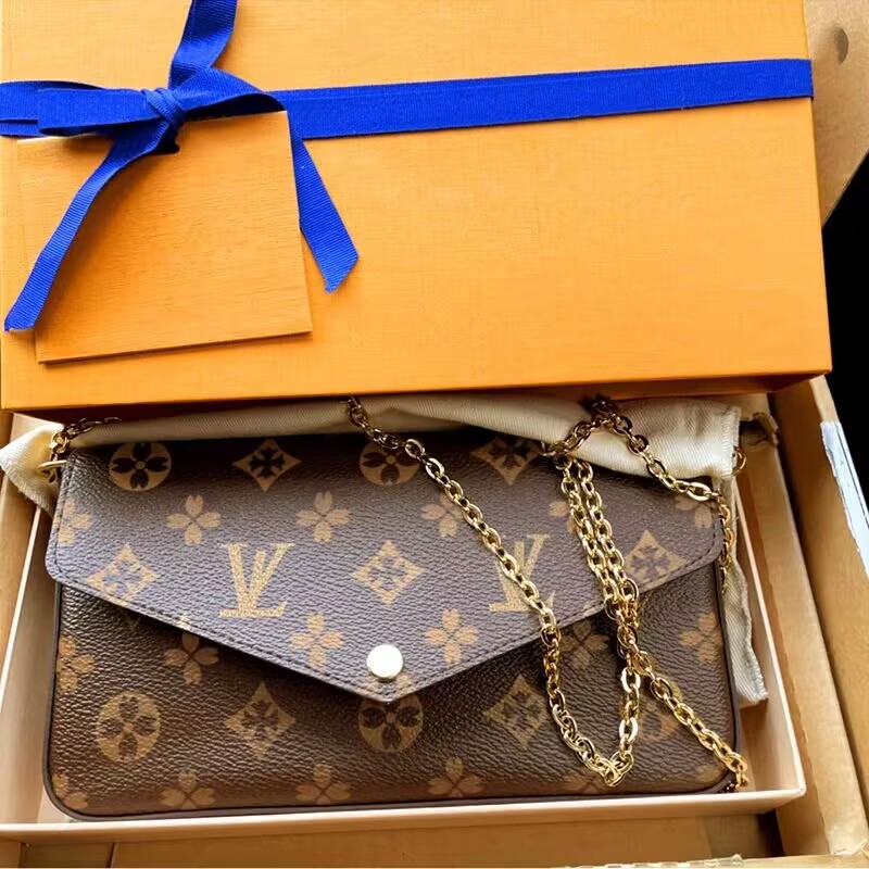 Woman Handbag Shoulder Bags Women Genuine Leather Luxury Multi Felicie Pochette Designers Handbags Flap Purse Lady Tote Coin Clutch Messenger Purse Crossbody bag