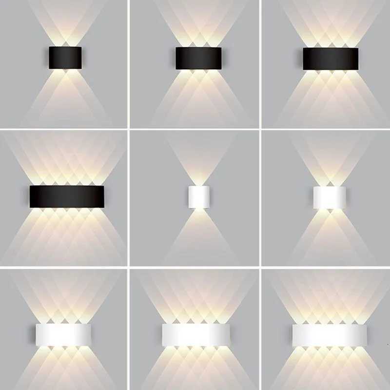 LED Wall Lamp Waterproof IP65 Garden Lighting A85-265V Interior Wall Light Indoor For Bedroom Stairs Fixture Outdoor Wall Lamps M251126