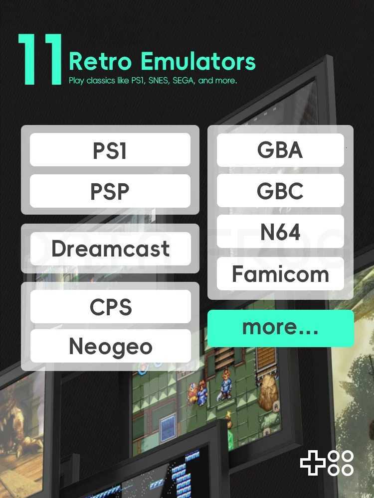 DATA FROG Portable Gaming Device 1280P FHD Built-in WiFi 64GB 15000 Retro Games for On the Go Fun K251107