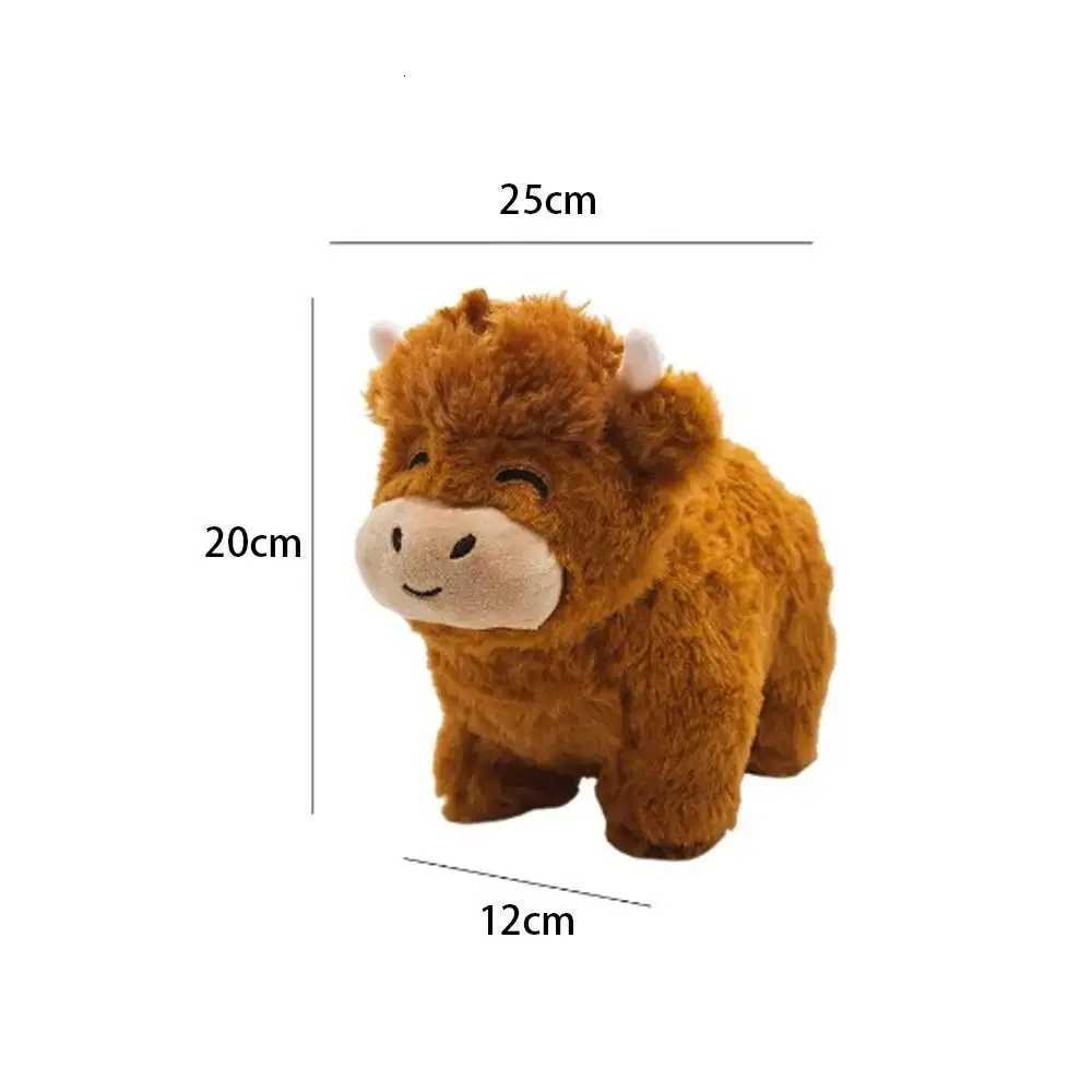 Hot Realistic Fluffy Bl Highland Cow Legend Plushie Realistic Plush Toy Fluffy Highland Cow Soft Toy Stuffed Doll C251202