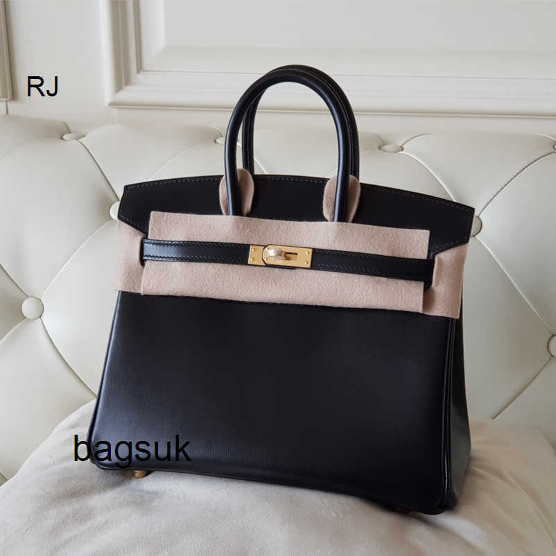 Womens Handbags Box Leather Hand Sewn Wax Thread Xiaoxi Handmade Platinum Womens Bag Handinhand Bag Black Gold 25cm Box Cowhide 89 Black Goodsfr7 KDHN