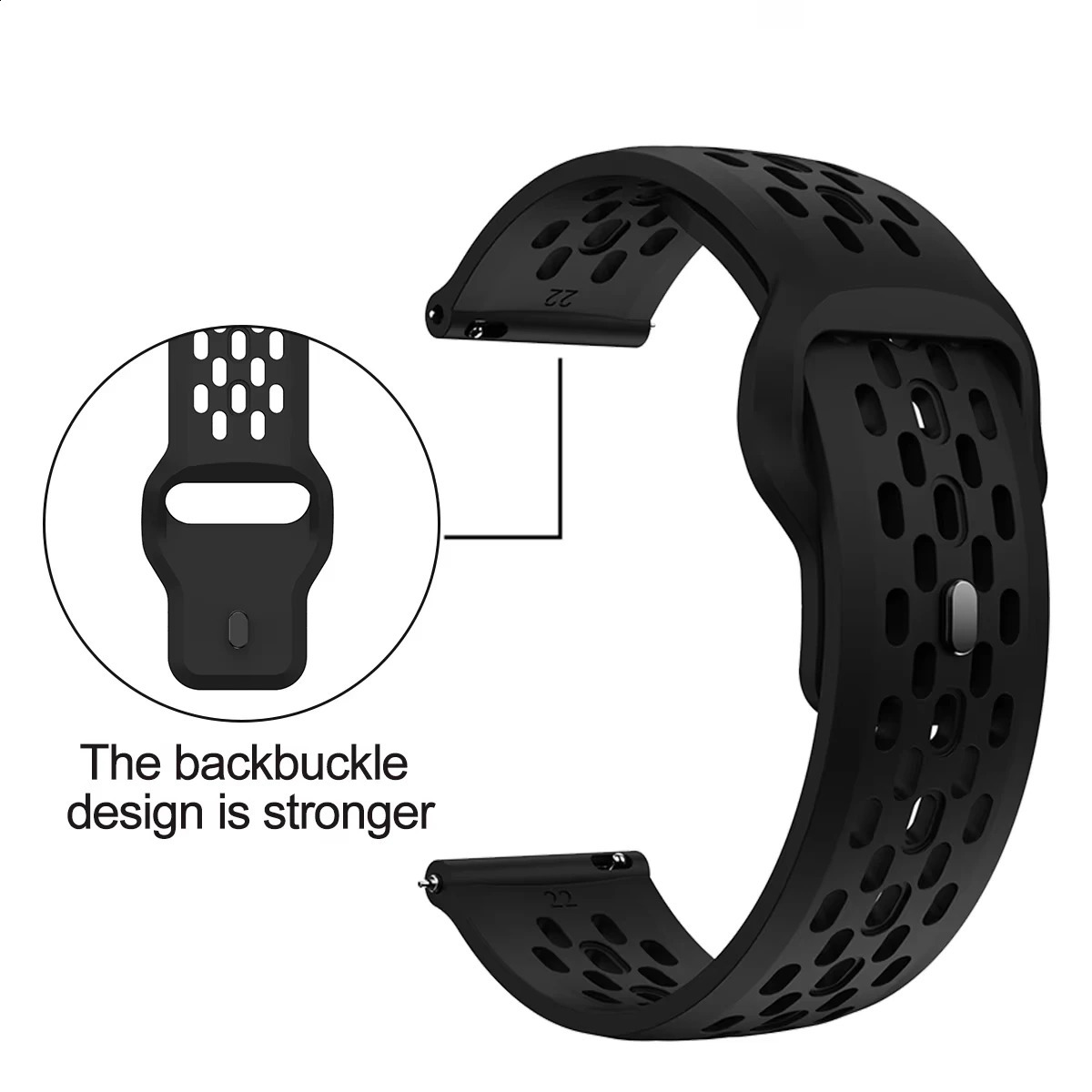 22mm Breathable Sport Strap For CMF Watch Pro 2 Soft Silicone Bracelet For CMF by Nothing Watch Pro 2 Smart Watch Band Correa 250425