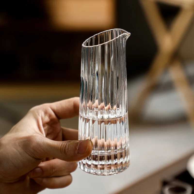 125ml Wine Dispenser Vertical Stripe Spirits Tool Household Crystal Glass Transparent Small Capacity Cups for Bar Wholesale Cups C251126