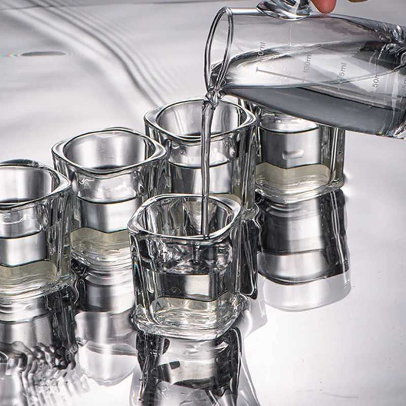 70ml Transparent Small Wine Glass Strong Liquor Glass Small Capacity Size Wine Dispenser Shot Glass One Mouthful Wholesale Cups C251126