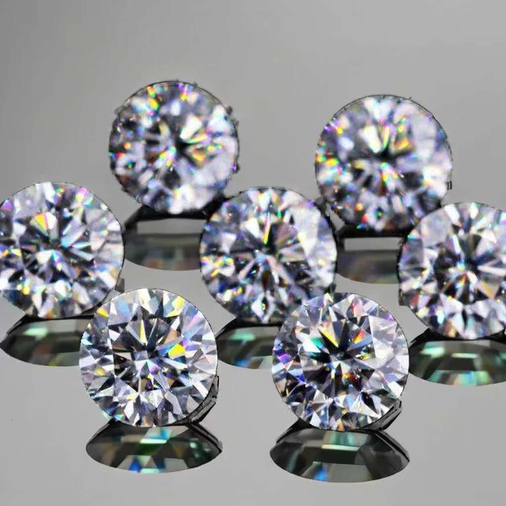IGI Certified Round Brilliant cut White lab-created Diamonds Excellent Synthetic CVD Lab grown diamond
