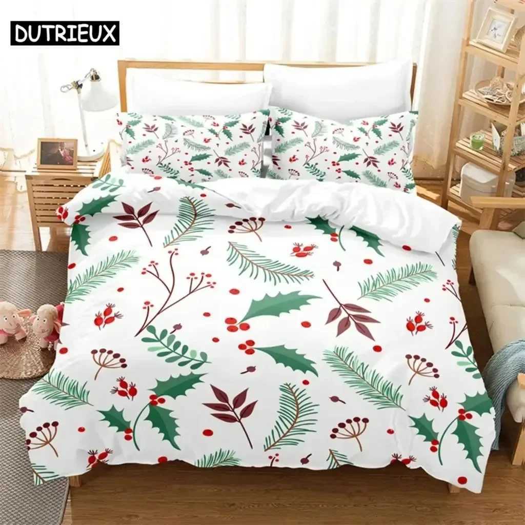 Christmas Christmas Snowman Tree Bedding Set Duvet Cover Set 3d Bedding Digital Printing Bed Linen Queen Size Bedding Set Fashion Design Y251126