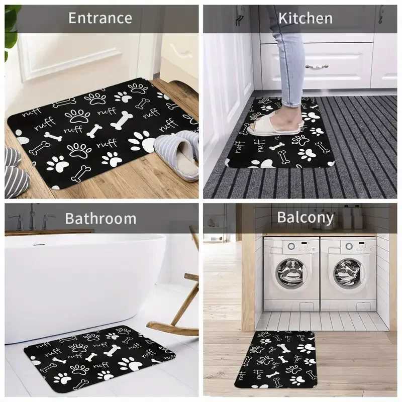 Christmas Holiday Welcome Rug Doormat Festive NonSlip Door Rug for Living Room Bedroom Kitchen Entrance Home Seasonal DecorM251126