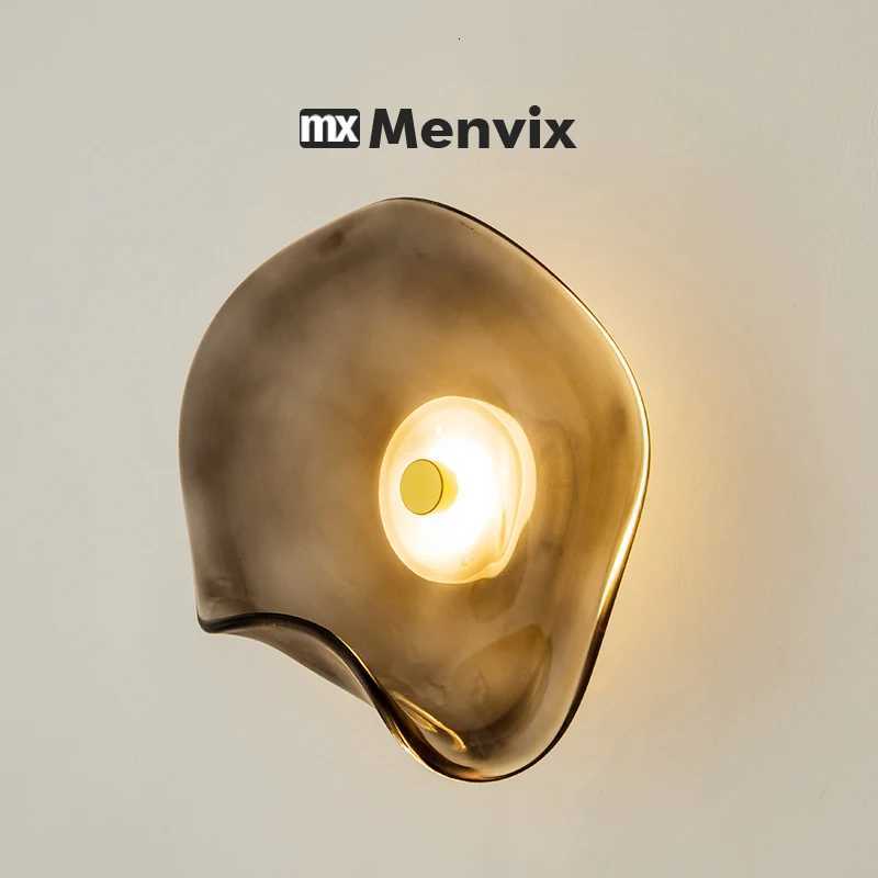 Vintage Wall Sconces With Remote Dimmable Led Wall Lights Glass Wall Lamp Fixture Indoor Bedroom Living Room Kitchen LED Bulbs M251126