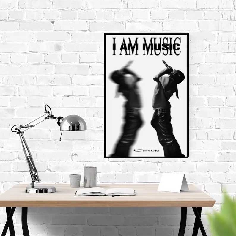 Hip Hop Star Rapper Playboi Carti I Am Music Album Cover Poster Canvas Painting Wall Art Pictures Home Dorm Bedroom Decor Y251126