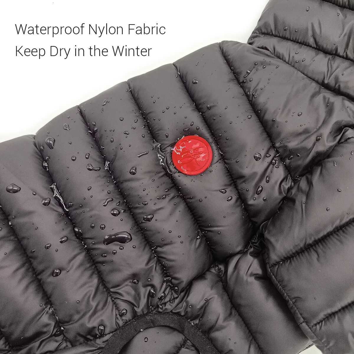Winter Dog Clothes Overalls for Small Medium Dogs Luxury Fashion Lightweight Down-Like Cotton Padded Puppy Coat Soft Warm Jacket Y251126