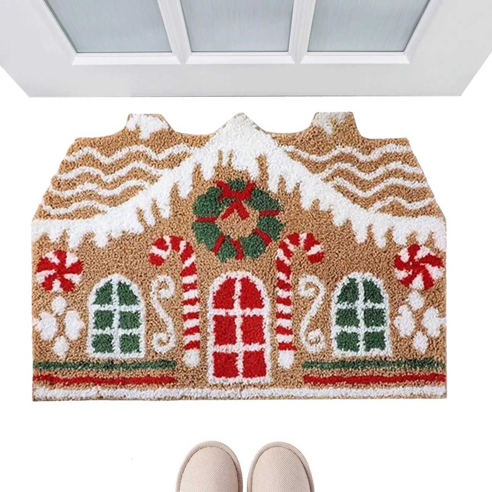 Christmas Collection Doormat Soft cosy and non-slip Entrance hall doormat Bedroom entrance rug Bedside carpet Home DecorM251126