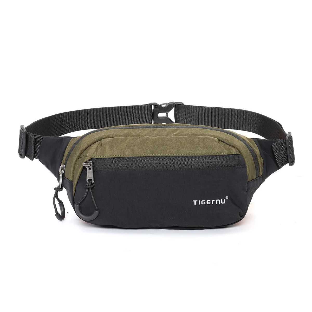 Tigernu Waist Pack Fanny Packs For Men Chest Bags Man Belt Pouch Casual Hip Sack Light Weight Shoulder Bag For Men Crossbody BagT251126