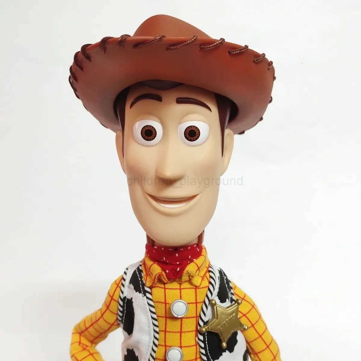 Disney Hot 40cm Pixar Toy Story Woody Action Figures English Movie Sound Character Doll Cloth Cowboy Birthday Gift For Children H251126