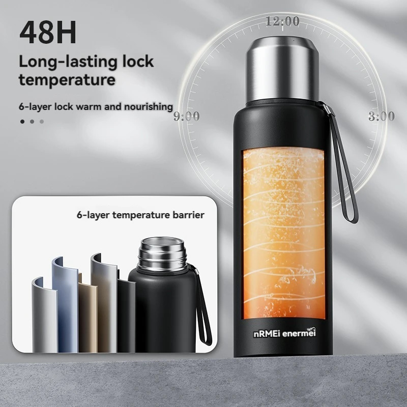 15L Thermos For Tea Stainless Stee Insulated Coffee Bottle Water Bottles Vacuum Flask Mug Thermal Containers Cup 251114 W260226