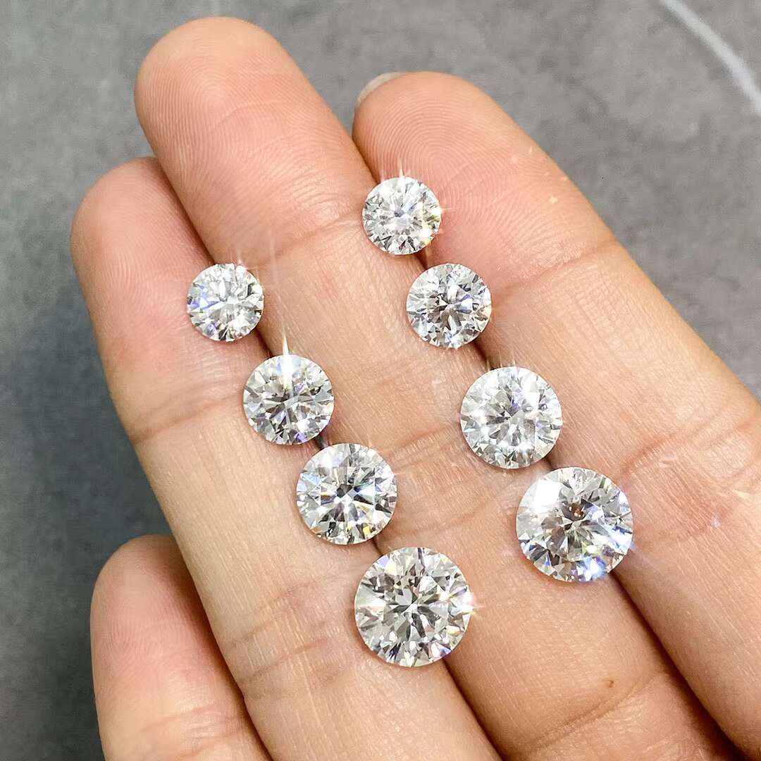 IGI Certified Lab Grown Loose Diamond Round Brilliant Cut Lab Created Diamond D VVS for Engagement Ring 1CT to 5.00 CT