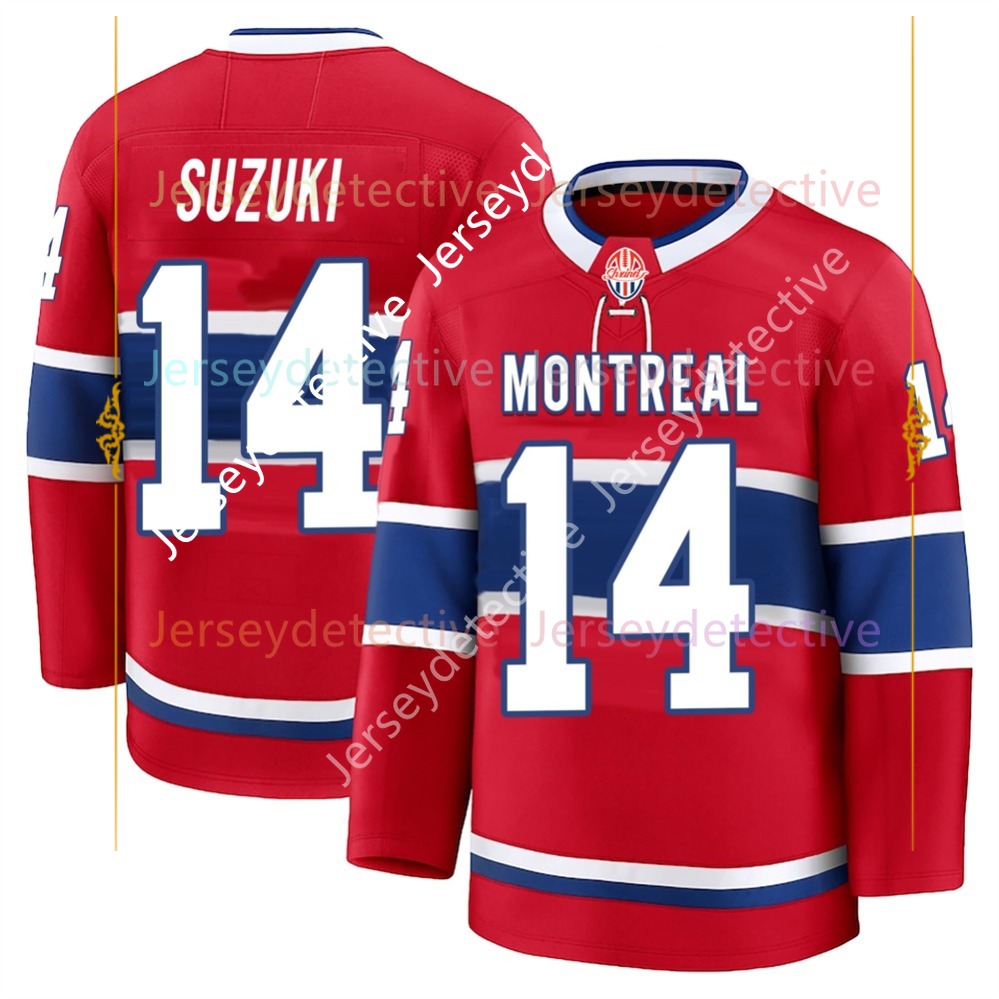 jerseydetective store Men Women Youth Hockey Jersey DEMIDOV Nick Suzuki Cole Caufield Lane Hutson Slafkovsky Brendan Gallagher Jake Evans Laine Christian Dvorak
