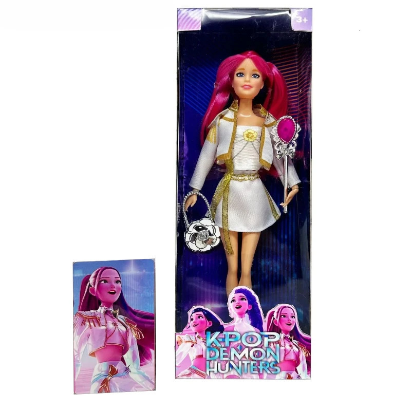 2025 Kpop Demon Hunters LiveAction Figure Toy Rumi Mira Zoey Sussy Theme Song Of Colorful Lights For Fans child Birthday Gifts 251028