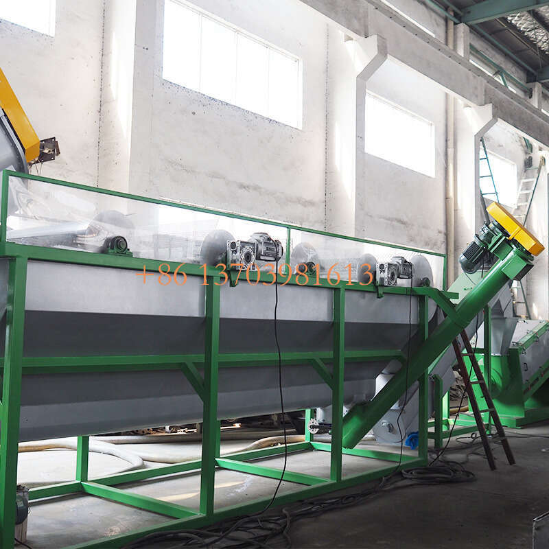 Industrial Plastic Shredder Crusher and Washing Line