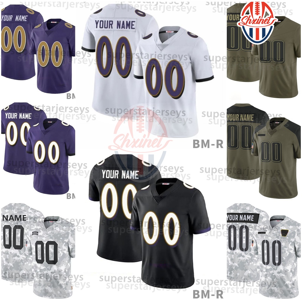 2025 Salute to Service Jackson Football Jersey Rush Henry Hopkins Custom Football Jerseys Any Name Number Mens Womens Youth