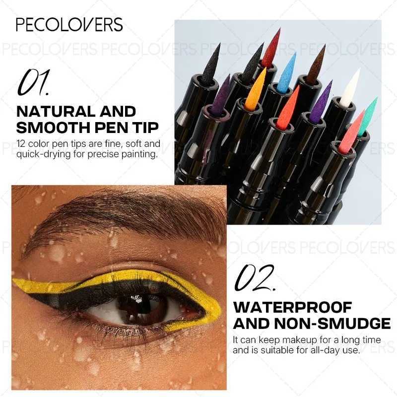 Multicolor Eyeliner Liquid Eyeliner Quick Drying Suitable for Halloween and Christmas Makeup Eye MakeupT251126