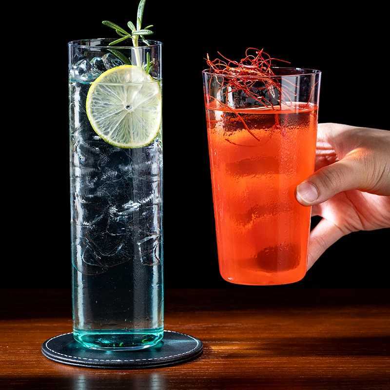 Highball Hypo Cup Japanese Style Straight Cocktail Glass Collin Cup Drinking Water Cup Juice Glasses Whiskey Cup For Home C251126