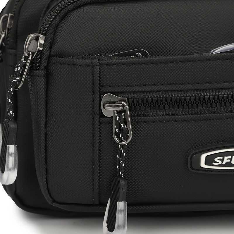 Mens Outdoor Utility Waist Bag - Multi-Pocket Toolkit Design for Phone Essentials Running Leisure Sports Fanny PackT251126