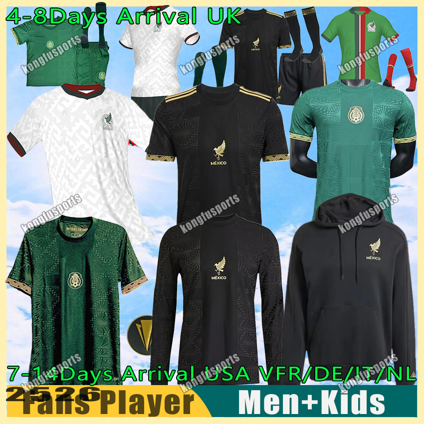 2025 mexico Soccer Jerseys CHICHARITO 24 25 National Team Football Shirt men kids Kit Home away Camisetas Copa America Maillot Mexique 1985 Retro GIMENEZ LOZANO 4XL